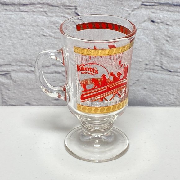 Knott's Berry Farm Small Mini Glass Mug Souvenir - Picture 3 of 6